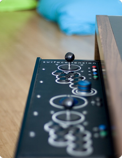 Arcane control panel - end view