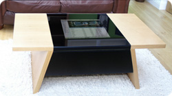 Double7 arcade table running iTunes